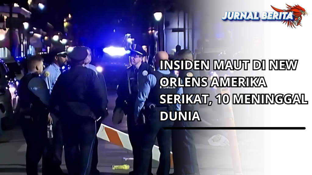 Insiden berdarah di New Orleans, Amerika Serikat 10 meninggal dunia