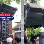 Video Detik-Detik Sound Horeg Setinggi 5 Meter di Bondowoso Roboh Timpa Penonton