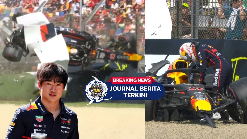 Video Detik-Detik Yuki Tsunoda Crash Parah di F1 Imola, Di Bayar Dengan 1 Poin