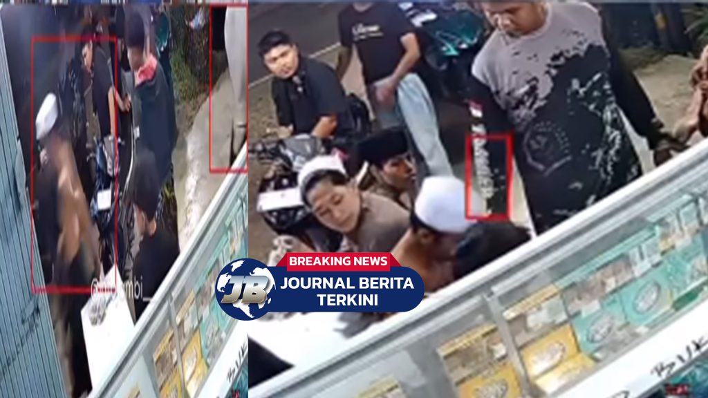 Video CCTV Polisi Dianiaya Remaja di Jambi