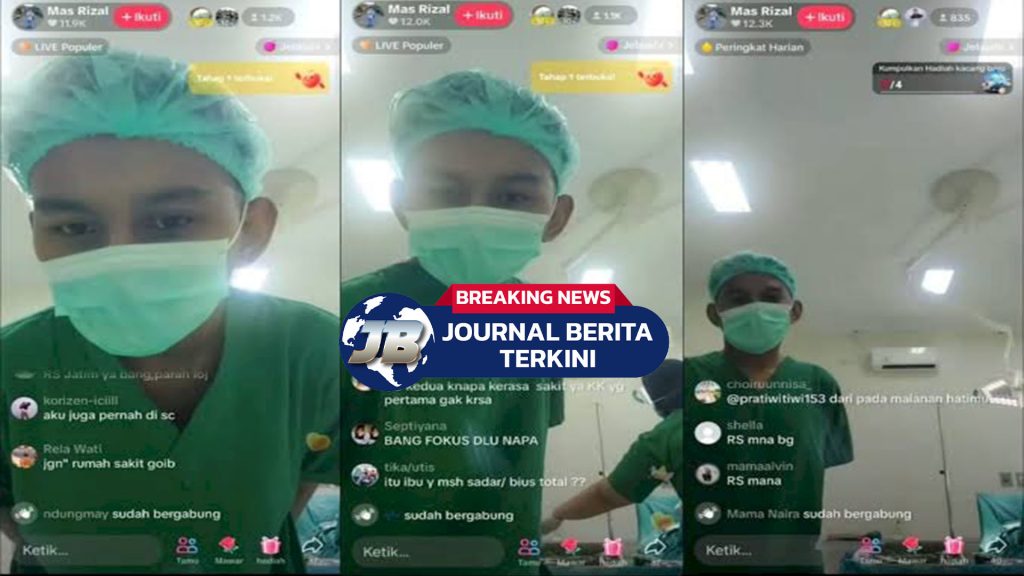 Video Detik-Detik 2 Nakes Jombang yang Viral Live TikTok di Ruang Operasi Dipecat