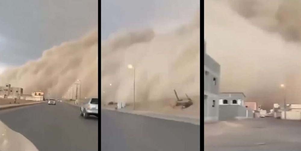 Video Detik-Detik Israel Dihantam Badai Gurun Saat Darurat Kebakaran