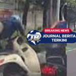 Video Detik-Detik Pemotor Tabrak Pot Pembatas Jalur Sepeda