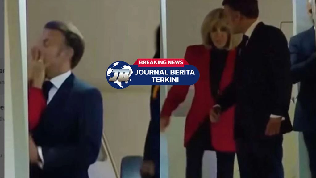 Video Detik-Detik Presiden Prancis Ditampar Istrinya di Pesawat, dan Bilang, Cuma Bercanda!