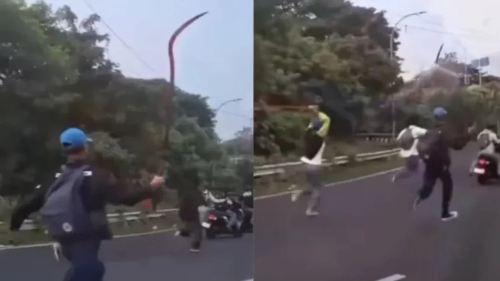 Video Pulahan Pelajar SMA Terlibat Tawuran, Bawa Celurit Ukuran 2 Meter