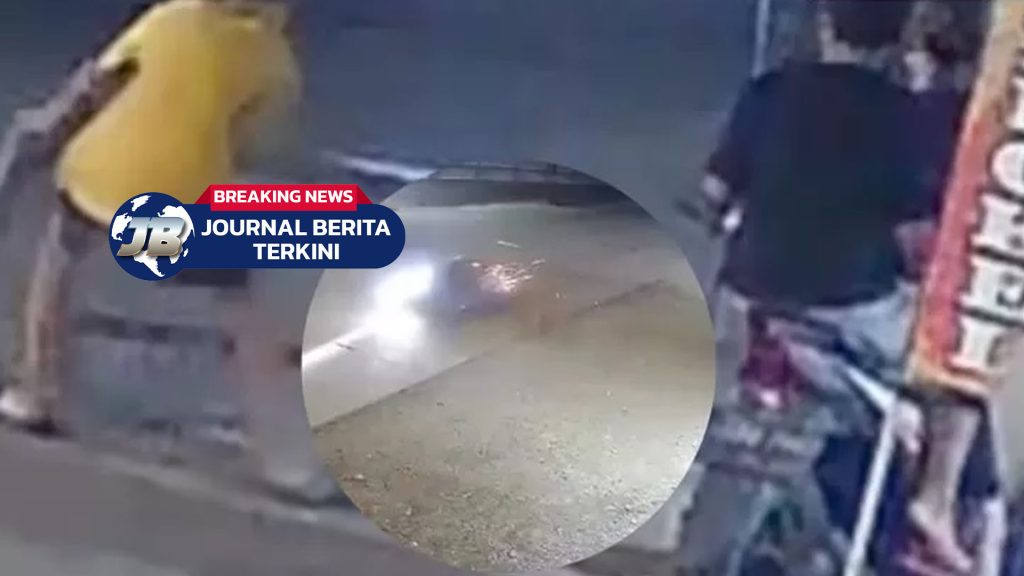 Video Tiga Remaja Pindahkan Kursi ke Tengah Jalan, Sebabkan Pengendaraa Kecelakaan