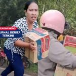 Video Warga Banyuasin Lakukan Penjarahan terhadap Truk Bermuatan Mie Instan di Jalintim Palembang