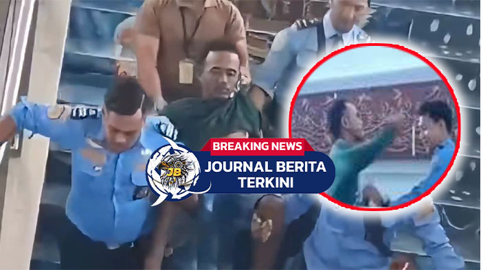 Diduga Gangguan Jiwa!! Video Calon Penumpang Pesawat Batik Air Ngamuk di Bandara