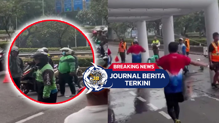 Jakarta Marathon Tutup Akses Semanggi! Video Ojol dan Pengendara Motor Protes karena Terganggu Aktivitas