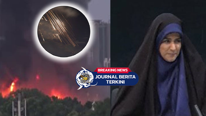Mengerikan!! Video Rekaman Detik-Detik Stasiun TV Iran Dibom Israel Saat Siaran Langsung