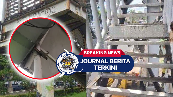 Miris Rayap Besi! Video Besi JPO di Tanjung Priok Diduga Dicuri