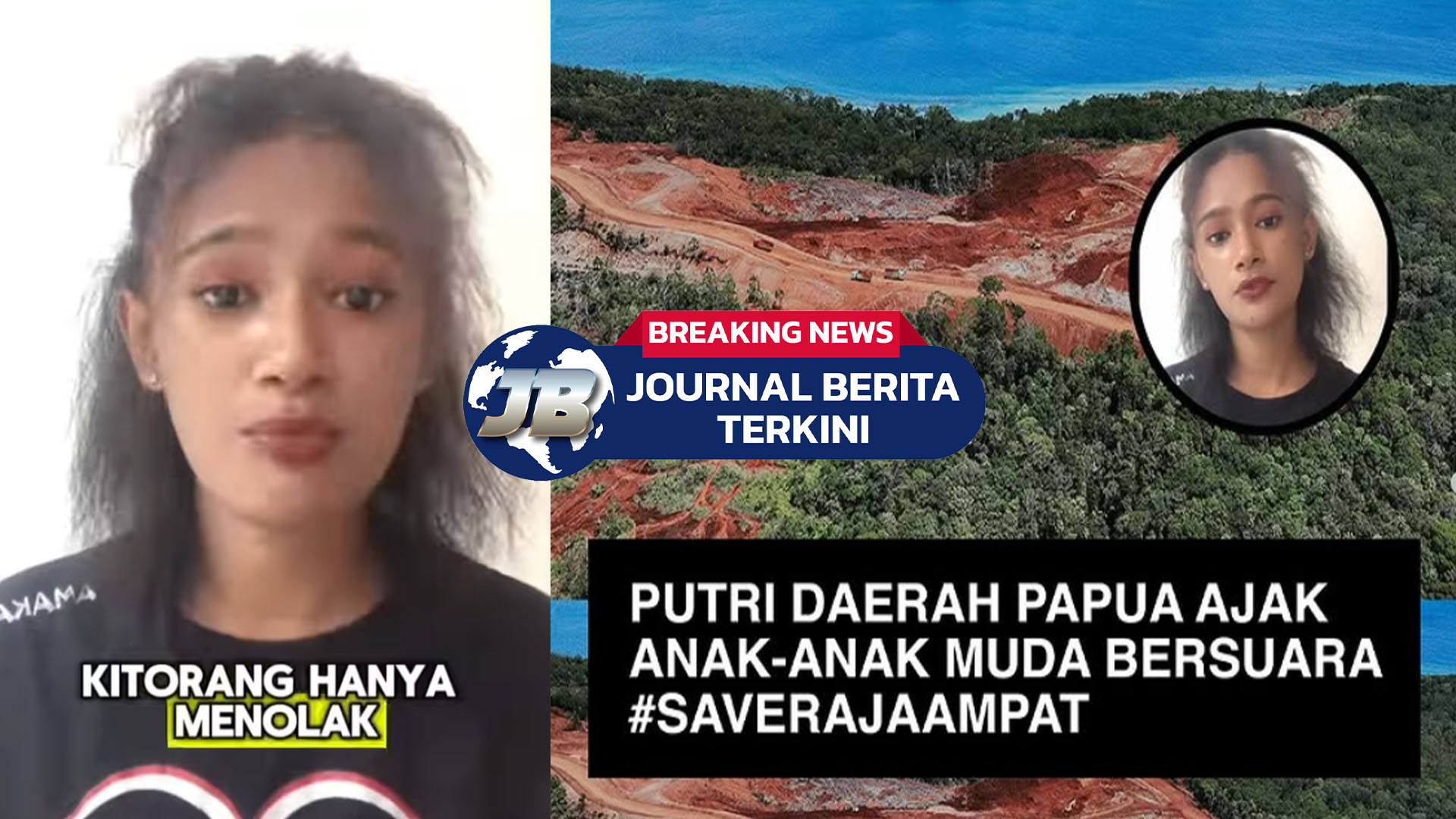 Video Aktivis Greenpeace Putri Papua Ajak Anak-Anak Muda Bersuara #SAVERAJAAMPAT