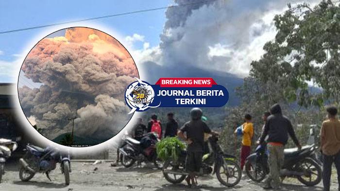 Video Detik-Detik Gunung Lewotobi Laki-laki Kembali Erupsi Dahsyat, Kolom Abu Capai 10.000 Meter