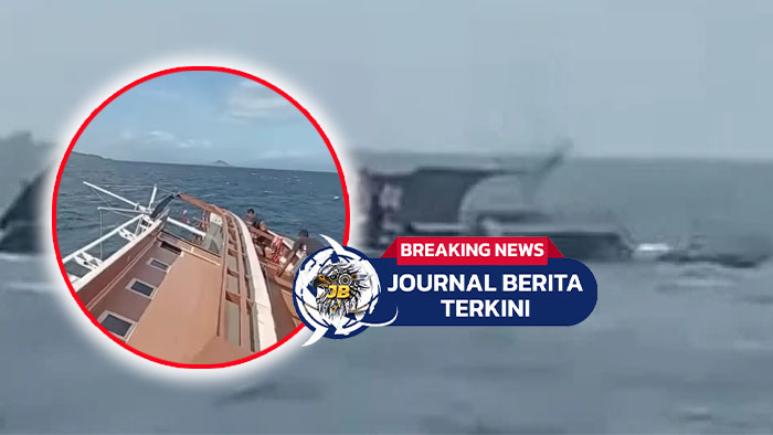Video Detik-Detik Kapal Wisata Terbalik di Perairan Taman Nasional Komodo, 8 Turis Asing dan 4 ABK Selamat
