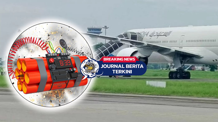 Video Detik-Detik Pesawat Saudi Airlines Tujuan Jeddah-Jakarta Dapat Ancam Bom