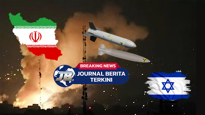 Video Detik-Detik lran Kembali Melancarkan Serangan Balasan ke lsraeI, Ledakan Besar Terjadi!