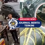 Video Detik-detik Anggota Polisi Hampir Tertimpa Mobil Crane saat Relokasi Patung Macan