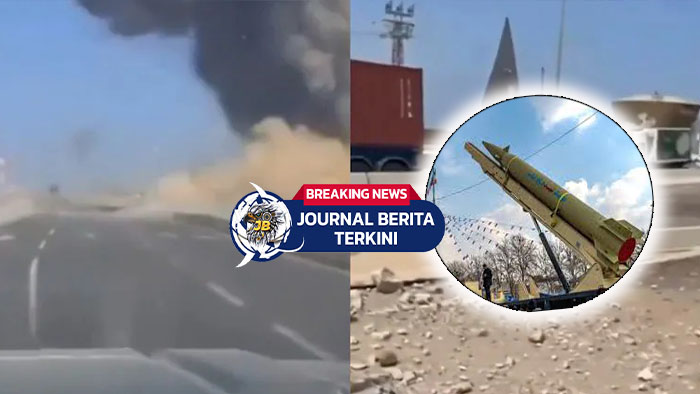 Video Detik-detik Rudal Iran Hantam Kota Ashdod, Israel