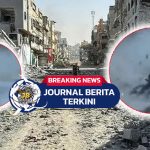 Video Israel Masih Gempur Gaza Meski Gencatan dengan Iran, Seorang Pesepeda Tertimpa Puing Bangunan