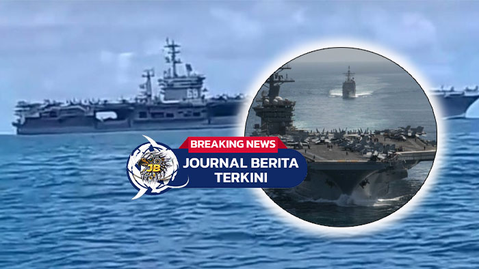 Video Kapal Induk USS Nimitz Melintas di Perairan Aceh, Diduga Menuju Teluk Persia