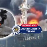 Video Kapal Tanker Lagi Docking Meledak di ASL Tanjunguncang, 5 Korban!