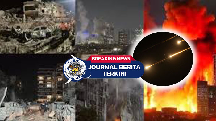 Video Penampakan Kota Tel Aviv dari Gedung Usai Serangan Rudal Iran
