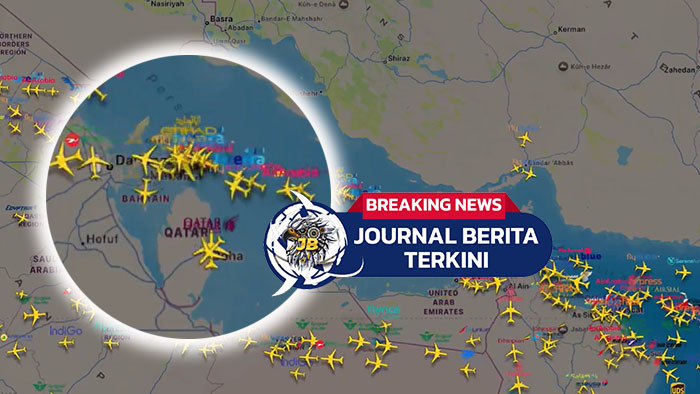Video Penerbangan Pesawat Terganggu hingga 10 Jam di Udara, Akibat Serangan Iran ke Qatar