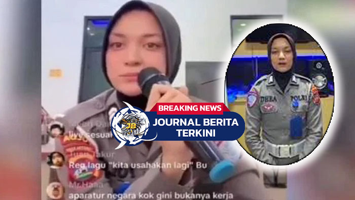 Video Polwan TikTok yang Tak Terima Ditegur saat Live Karaoke, Kini Minta Maaf