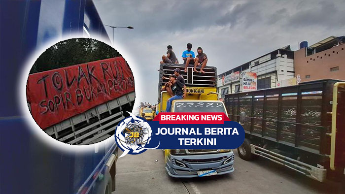 Video Ribuan Sopir Truk Demo Tolak RUU Odol di Soreang