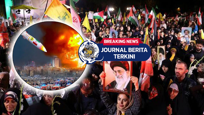 Video Ribuan Warga Iran Gelar Aksi di Teheran, Seruka Balasan Militer Terhadap Israel