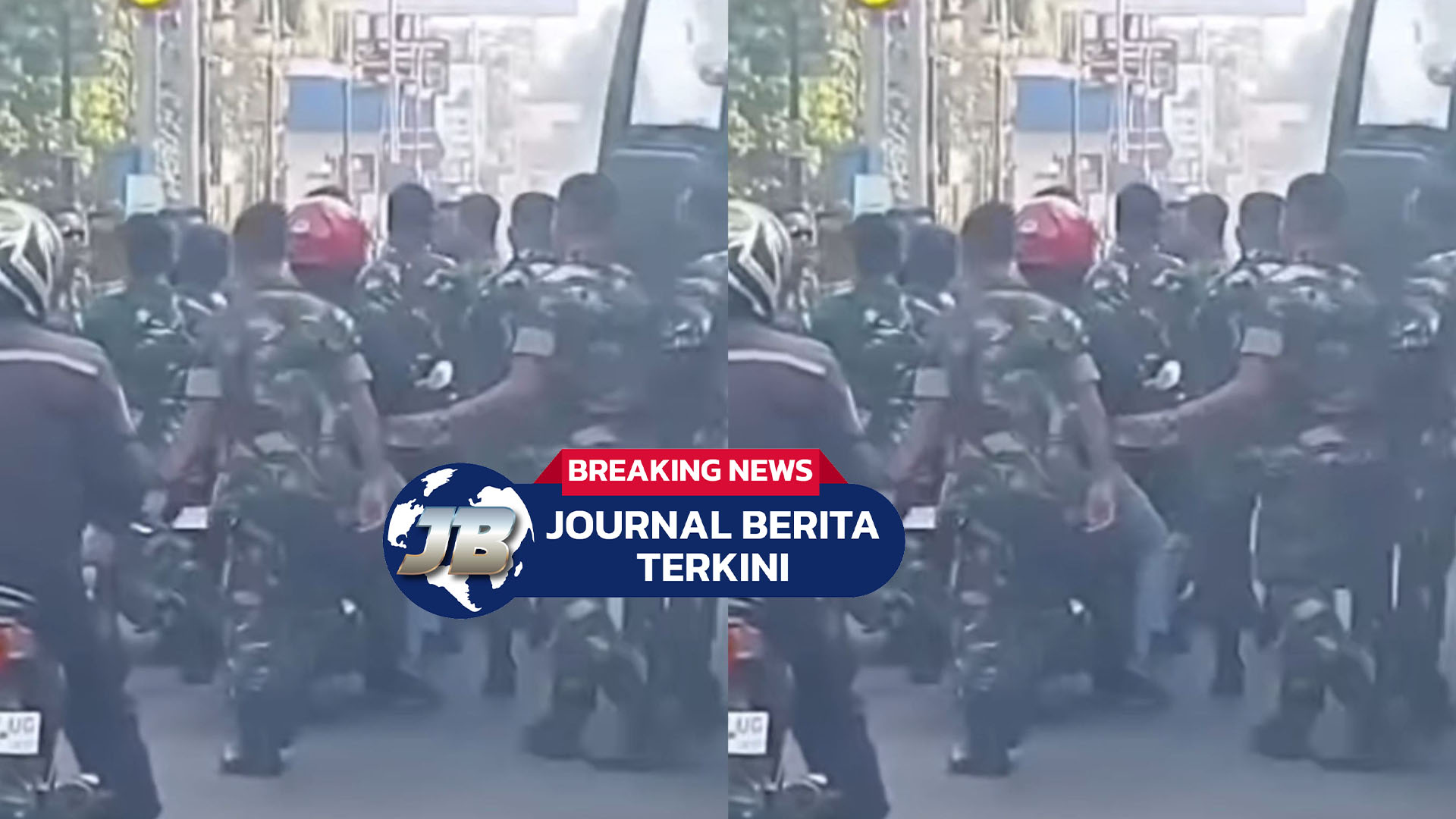 Video Rombongan TNI Turun Lihat Ormas GPK Arogan Geber Motor