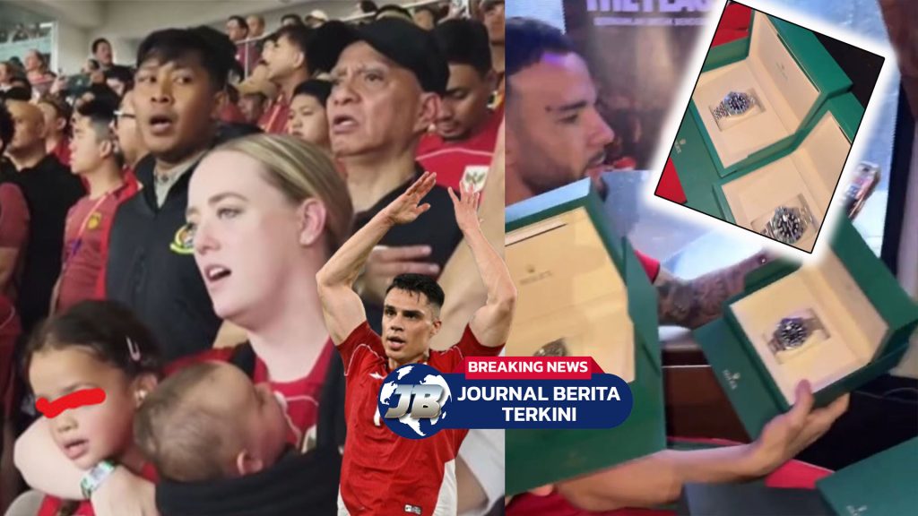 Video Viral Istri & Anak Joey Pelupessy Lantang Nyanyikan Indonesia Raya & Pemain Timnas Dapat Jam Rolex Dari Presiden Prabowo