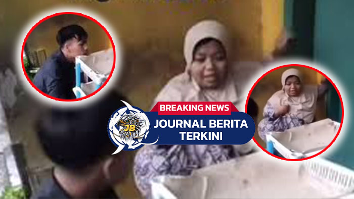 Video Viral Ketika Emak-emak Ini Ditagih Hutang, Keluarkan Jurus Tak Terduga