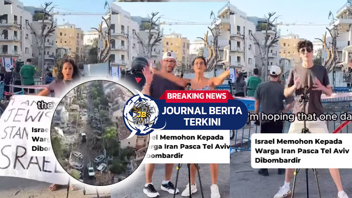 Video Warga Israel Memohon Kepada Warga Iran Pasca Tel Aviv Dibombardir