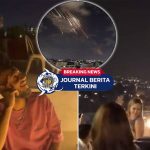 Video Warga Lebanon dan Yordania Santai Melihat Rudal Iran Menuju Israel