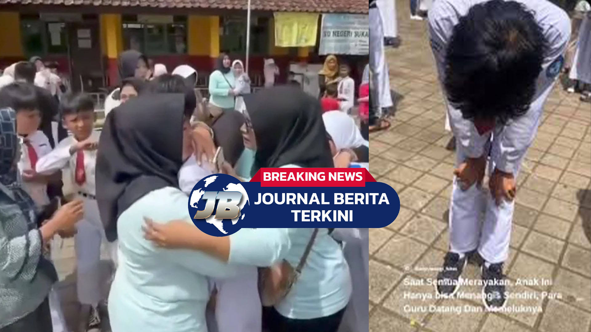 Viral Momen Sedih Siswa Sekolah Menangis Sendiri Ketika Ortu Tak Hadir di Acara Kelulusan