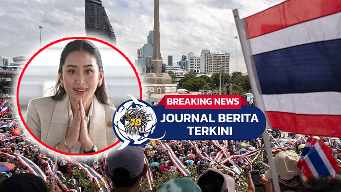 Demo!! Ribuan Warga Thailand Desak PM Paetongtarn Mundur usai Rekaman Telepon Bocor ke Publik