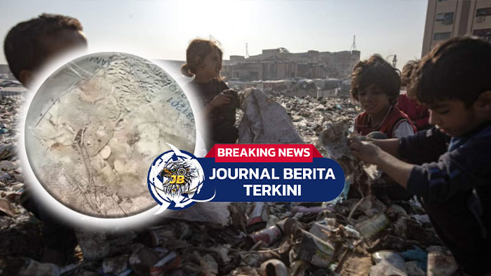 Pilu! Video Warga Gaza Terpaksa Konsumsi Tepung yang Terkontaminasi Jamur dan Hama