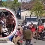 Tak Terima Diklakson! Video Turis Asal India Tendang Mobil Berujung Diamuk Massa