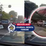 [VIDEO] Terekam Dashcam, Detik-detik Mobil Taxi Nekat Lawan Arah