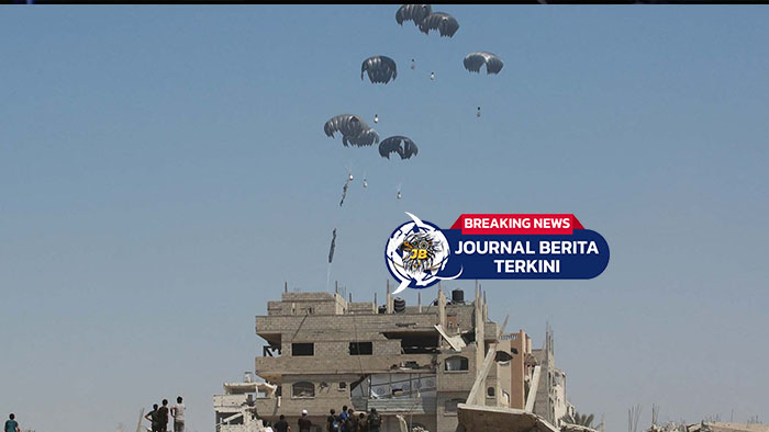 [VIDEO] Angkatan Bersenjata Yordania dan UEA Laksanakan Misi Kemanusiaan Lewat Udara di Jalur Gaza