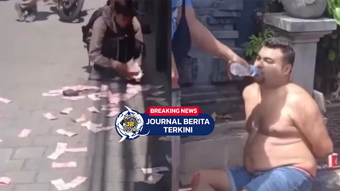 [VIDEO] Bilangnya Tukar Uang! Bule Turki Malah Kabur Bawa Uang Sebesar Rp190 Juta dari Money Changer