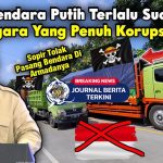 [VIDEO] Bukan Merah-Putih! Pekerja Bangunan dan Sopir Truk Kibarkan Bendera 'One-Piece'