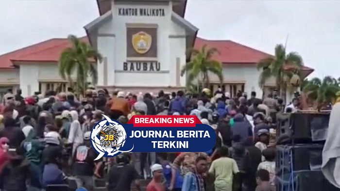 [VIDEO] Demo di Depan Kantor Wali Kota Baubau Ricuh, Imbas Adanya Aturan Larangan Acara Joget