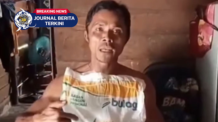 [VIDEO] Di Kantor Desa Difoto dengan Dua Karung beras, Warga Landak Ini Hanya Bawa Pulang Satu