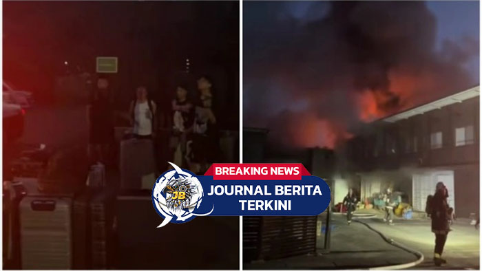 [VIDEO] Diduga Akibat TKI Teledor, Kompleks Magang Senta-Jepang Kebakaran!