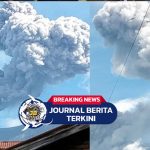 [VIDEO] Gunung Marapi Sumbar Kembali Erupsi, Kolom Abu Setinggi 1.200 Meter!