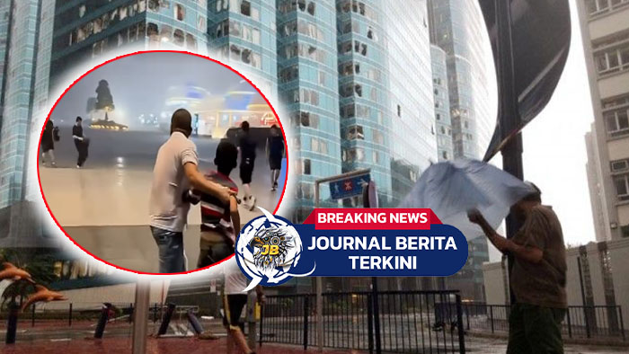 [VIDEO] Hong Kong Keluarkan Peringatan Topan Wipha, Ratusan Penerbangan Dibatalkan