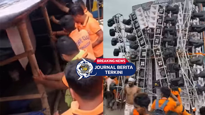 [VIDEO] Kelakuan Sama! Operator Sound Horeg India Bongkar Tenda Warga Demi Truk Bisa Lewat