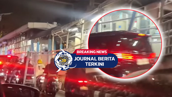 [VIDEO] Mobil Berpengawalan Masuk Jalur Busway, Terjebak di Belakang Bus Transjakarta dan Diledek Pengendara Lain
